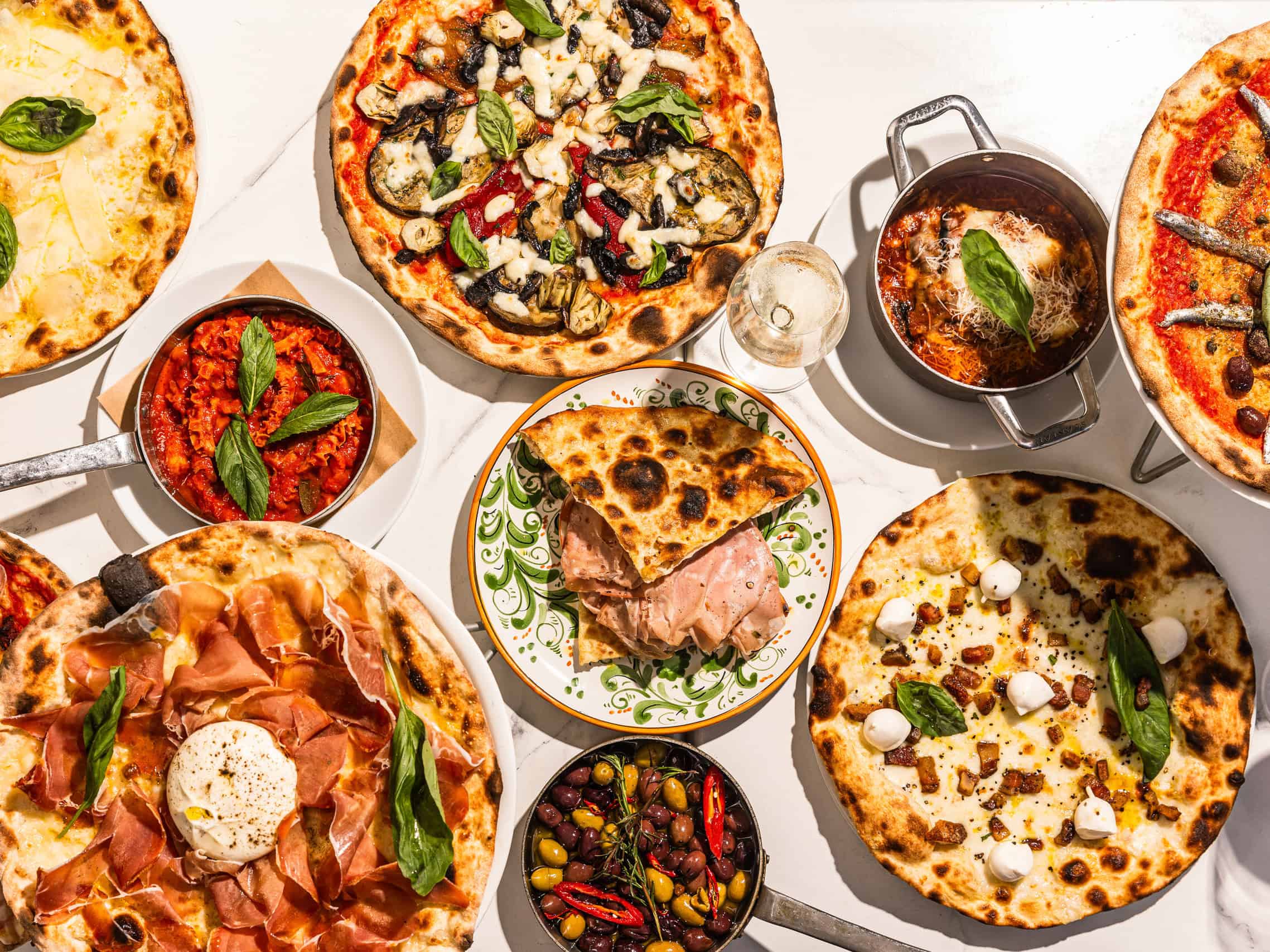 Selection of Pizzas by 170 Grammi Pizzeria